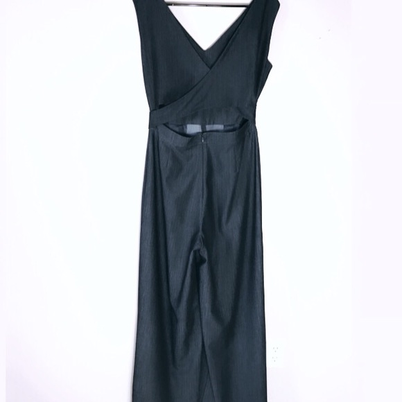 SOLD Calvin Klein wrap navy blue jumpsuit - Picture 4 of 8